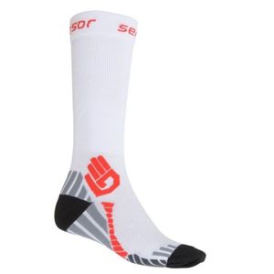 Ponožky Sensor Compress biela 15100129 9/11 UK